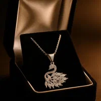 گردنبند نقره لاکچری نقره سازی رضازاده بدون اجرت۹۳۹