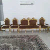 مبل سلطنتی7نفره|مبلمان خانگی و میز عسلی|مشهد, موسوی قوچانی|دیوار