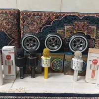 اسپیکر ،چراغ قوه، هدفون،میکروفن