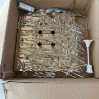 لوستر سقفی طلایی