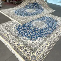 فرش دستباف ( بساک در کرج ) ابی زیبا ۹ لا نایین