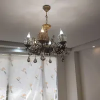 لوستر درحد نو همراه لامپ و حباب|لوستر و چراغ آویز|تهران, تسلیحات|دیوار