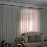 پرده سالن حریر بهمراه یالان