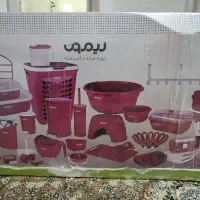 سرویس ۴۷ پارچه پلاسکو لیمون رنگ سفید.پلمپ