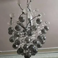 لوستر کریستال(یک جفت،۲ عدد)|لوستر و چراغ آویز|اسفراین, |دیوار