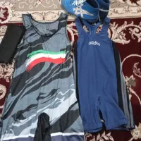 لباس کشتی دوبنده وزانو بند