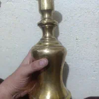 کوزه و سر قلیون برنجی پهلوی اول قلم دار|کلکسیون اشیاء عتیقه|شیراز, میرزاکوچک خان|دیوار