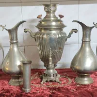 سماور ورشو  و دوعدد پارچ قدیمی|سماور، چای‌ساز، قهوه‌ساز|اصفهان, سروستان|دیوار