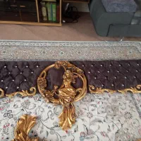 کتیبه بالای پرده|پرده، رانر، رومیزی|اصفهان, شهرک مهدیه|دیوار
