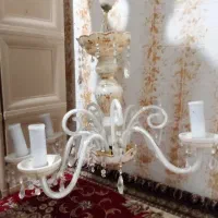لوستر کریستالی ۶شاخه