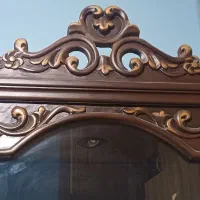 گنجه چوبی منبت کاری شده|بوفه، ویترین، کنسول|مشهد, نوید|دیوار