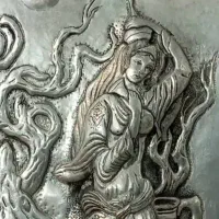 تابلو مس قلم مهردار|کلکسیون اشیاء عتیقه|فولادشهر, مسکن مهر فولادشهر|دیوار