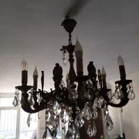 لوستر برنجی سنگین