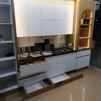کابینت دکور نمایشگاه فروشی فقط هزینه متریال