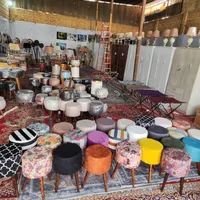 صندلی و پاف ساده و استوانه ای|صندلی و نیمکت|شیراز, سهل‌آباد|دیوار