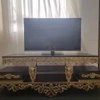 تلوزیون ۴۰ اینچ و دوتا میز تلوزیون طرح برنز|تلویزیون و پروژکتور|دورود, |دیوار