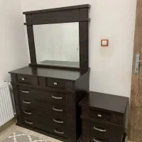 سرویس خواب باکیفیت دونفره- میز آرایش- دوعدد پاتختی|تخت و سرویس خواب|بوکان, |دیوار