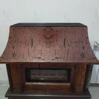 بخاری شومینه در حد نو|بخاری، هیتر، شومینه|رشت, جماران|دیوار