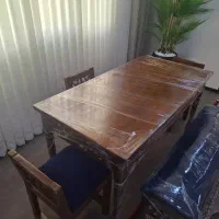 میز ناهارخوری تمام چوب راش