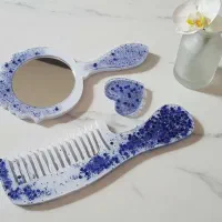 آینه و شانه رزینی