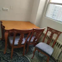 میزناهارخوری 4نفره چوبی|میز و صندلی غذاخوری|اصفهان, شیخ اشراق|دیوار