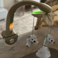 تخت کنار مادر موزیکال چند کاره مارک ملورین|تخت و صندلی بچه|بجنورد, |دیوار