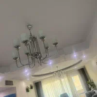 سه عدد لوستر استیل در حد|لوستر و چراغ آویز|کرج, گلشهر|دیوار