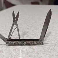 چاقو ملیله نقره