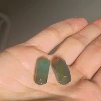 زمرد گبری کهنه کدر شده