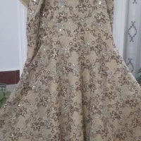 لباس مجلسی گیپور شیک با کت تک جدا