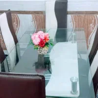 باسلام میز غذا خوری شش نفره در حد نو شادگان