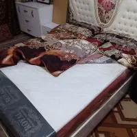 تخت خواب دونفره همراه تشک نونو مدل ترک|تخت و سرویس خواب|اهواز, پادادشهر|دیوار