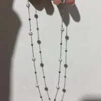 گردنبند مرواریدی استیل