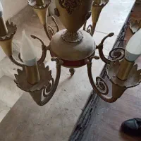 لوستر برنز عتیقه و سنگین