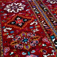 یک جفت فرش دستبافت کناره تازه بافته شده۱۱۵در ۳۱۷