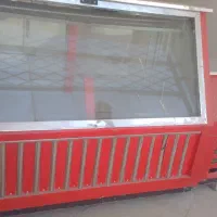 یخچال پاچال دار قدیمی به همراه قفسه