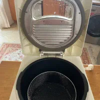 سرخ کن با قهوه ساز در حد نو