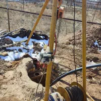 حفاری چاه اب مغنی