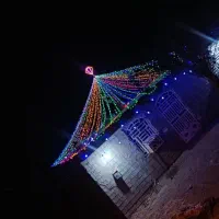 نورپردازی رنگین کمان|ریسه و چراغ تزئینی|میناب, |دیوار