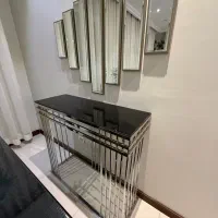 میز تی وی و کنسول تمام استیل اصل