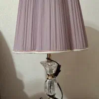 یک جفت آباژور کریستال رومیزی