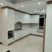 کابینت اماده سفارشی ممبران هایگلاس نئوکلاسیک افرا