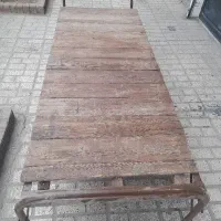 تخت تاشو کفی فلزی