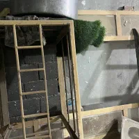 درب و جاکولری و پنجره آهنی