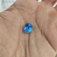 سنگ توپازسوئیسی و یاقوت زرد افریقا