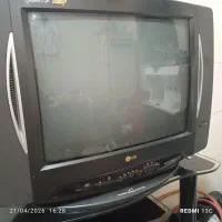 تلویزیون 21اینچ LG همراه با زیرتلویزیونی