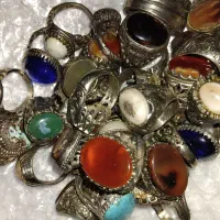 انگشتر طرح نقره سنگاشون قابل قبوله  رنگ ثابته|جواهرات|زاهدان, |دیوار