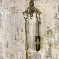 پاشنه کش و برس برنز ایتالیایی اک بند مناسب جهیزیه|صنایع دستی و سایر لوازم تزئینی|رشت, کاکتوس|دیوار