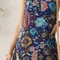 تونیک حریر آستردار