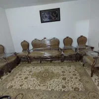 مبل 9نفره سلطنتی|مبلمان خانگی و میز عسلی|مشهد, شهرک مهرگان|دیوار